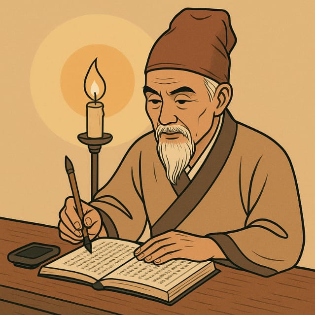 『本草綱目』を著した李時珍のイメージ画像　（C)東京の表参道にある源保堂鍼灸院・薬戸金堂 東洋医学・中医学・鍼灸・漢方薬で宇宙を変えたい